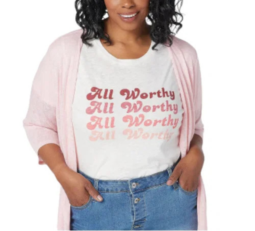 All Worthy Hunter McGrady Slub Knit Graphic T-Shirt White - Regular